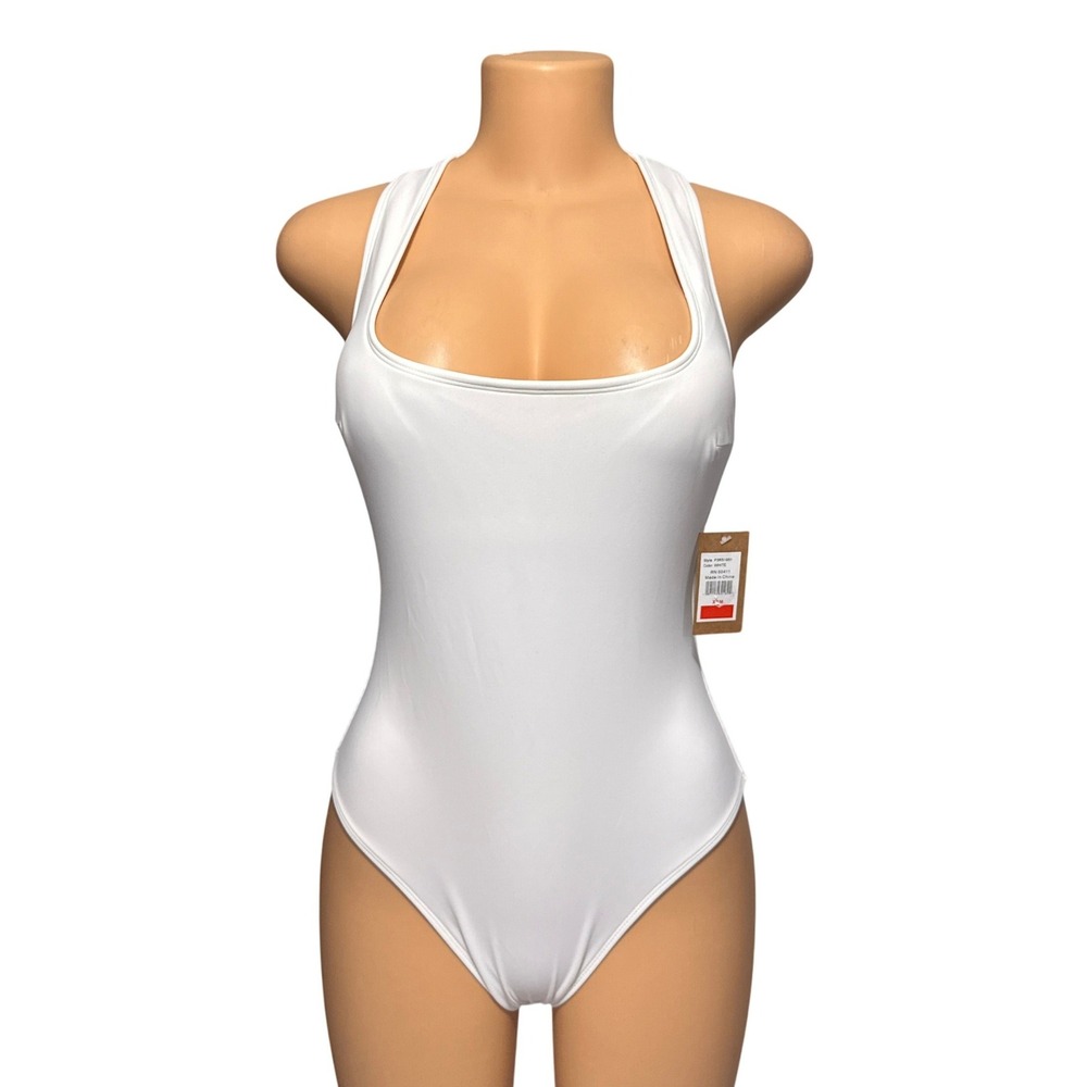 Rachel Rachel Roy Womens White Criss-Cross Strappy Back One Piece Swimsuit XS